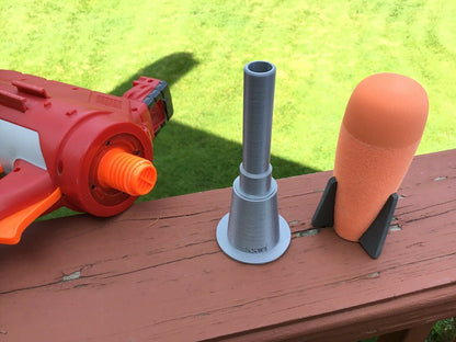 SSWI NERF Compatible N-Strike TITAN to Demolisher Missile High Powered Adapter