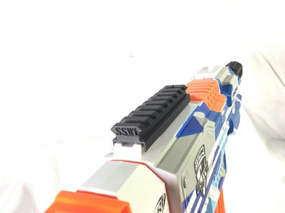 SSWI (Any Color) NERF Compatible Stryfe TOP Picatinny Rail Mod ONLY to Nerf Gun
