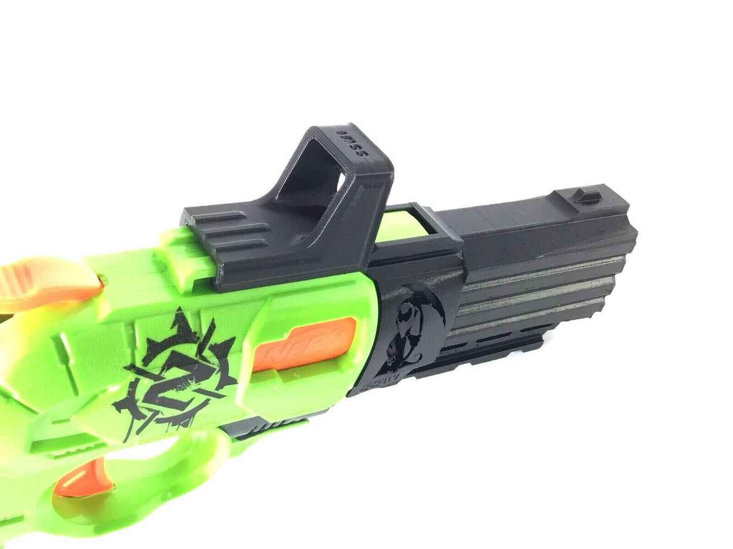 SSWI Modded Nerf DoubleStrike Reaper Tactical Barrel And Iron Site Double Strike