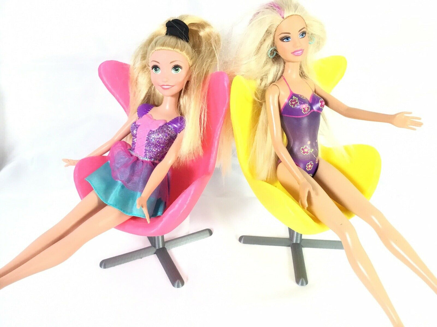 SSWI Doll House Compatible Custom Modern Swivel Chair Stools Dolls Dream