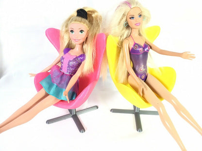 SSWI Doll House Compatible Custom Modern Swivel Chair Stools Dolls Dream