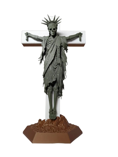 SSWI "The Fall of Freedom" Lady Liberty Display Statue 11.5" Political Art