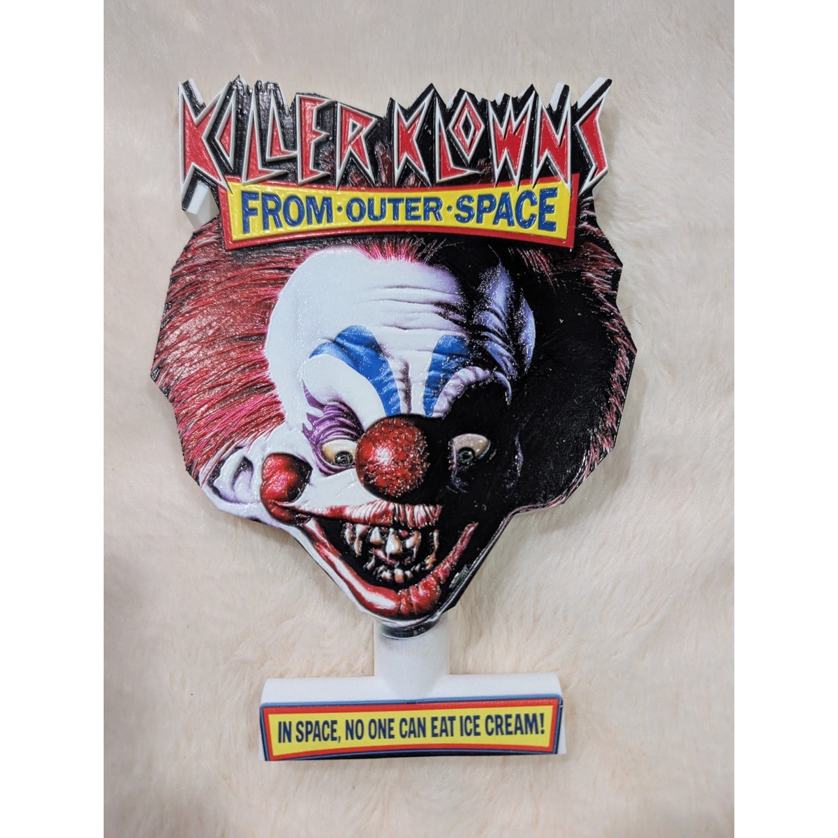 New Killer Klowns From Outer Space 9” Raised Ink Custom Display Sign