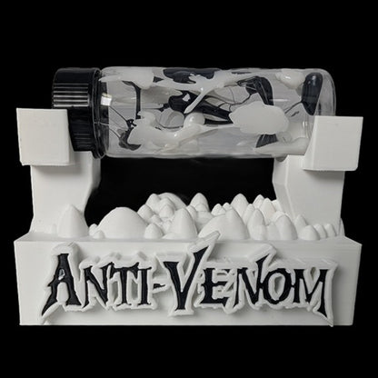 Anti-Venom Symbiote V2 Contained in a Glass Vial w/ Custom Display Stand CosPlay