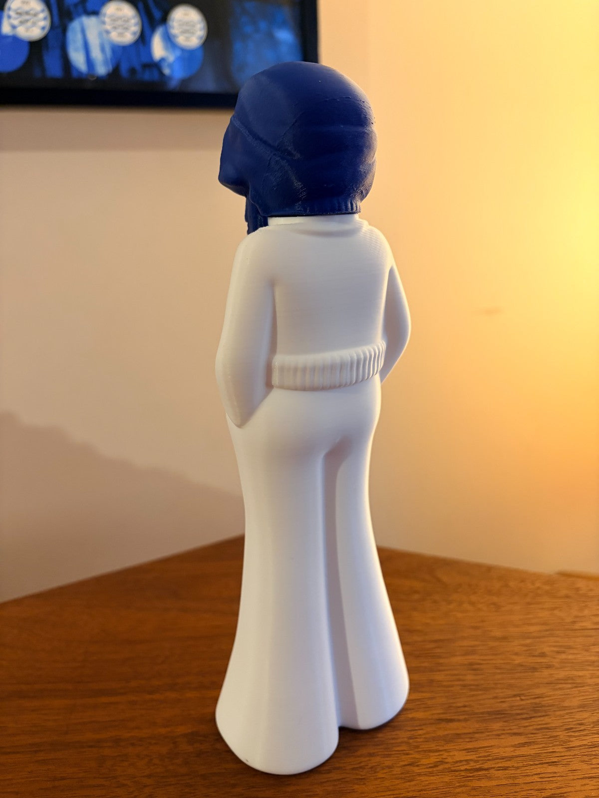 Frozen Charlotte Jack White Collectible Figurine 10" Tall, Solid