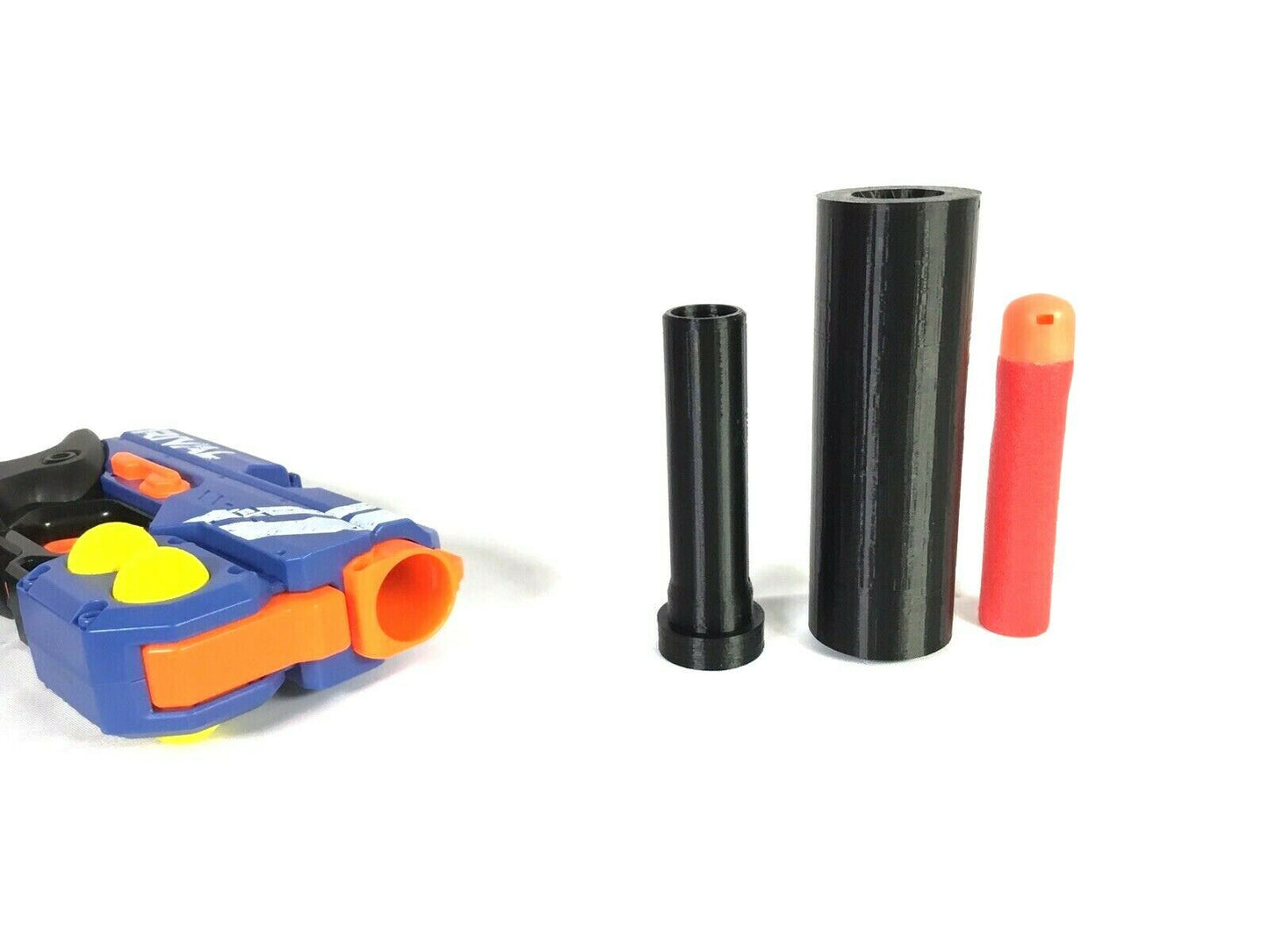 SSWI for Nerf Rival Knockout to Mega Dart Removable Barrel Tool With Silencer