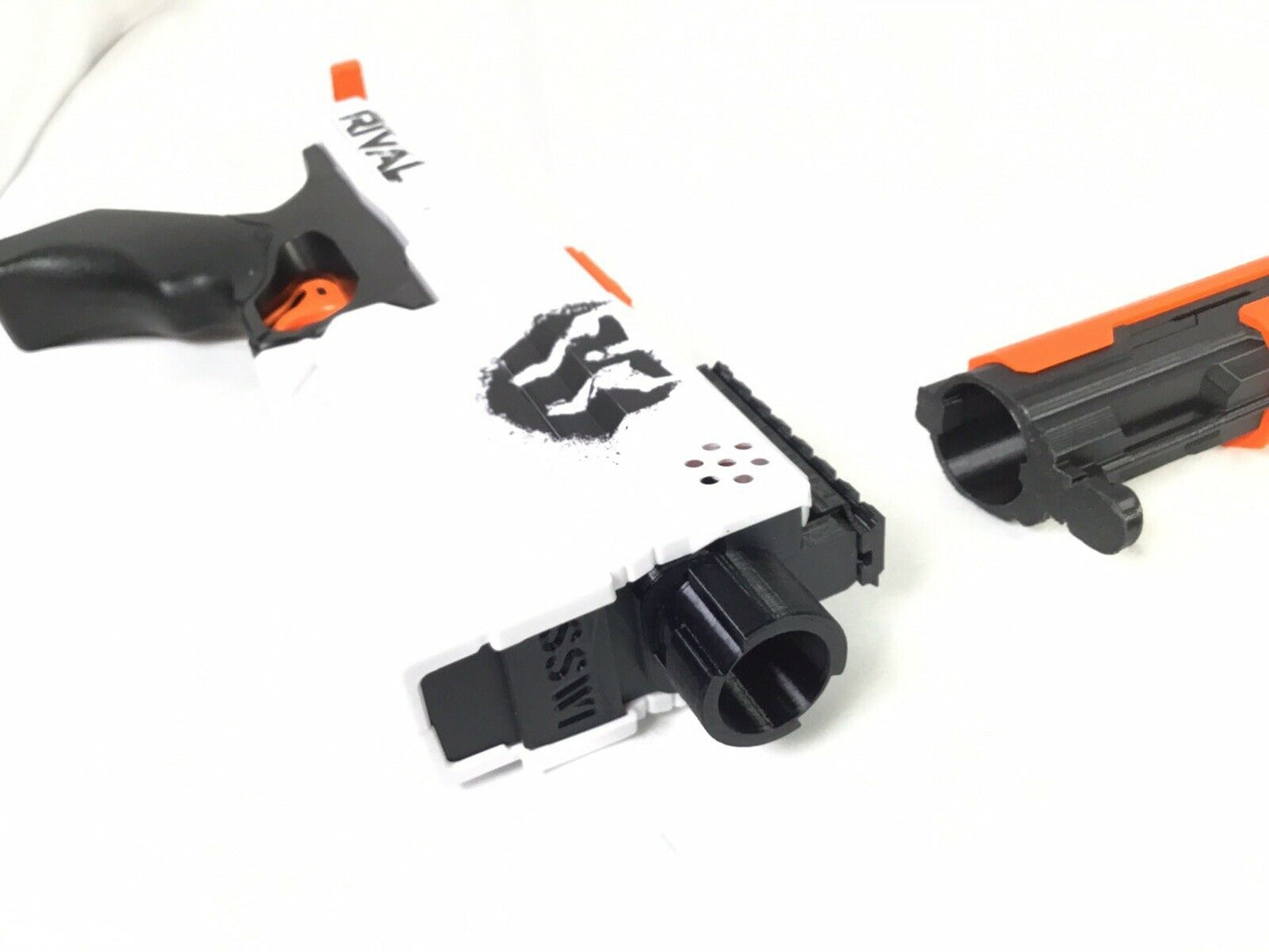 Modded Nerf KRONOS Blaster Rival - Door Del, Spring Space, Barrel, T-Pull MORE!