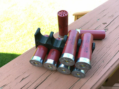 8 Shell Tactical Shotgun 12 Gauge Shell Ammo Holder with Vest / Belt Clip 12 Ga.