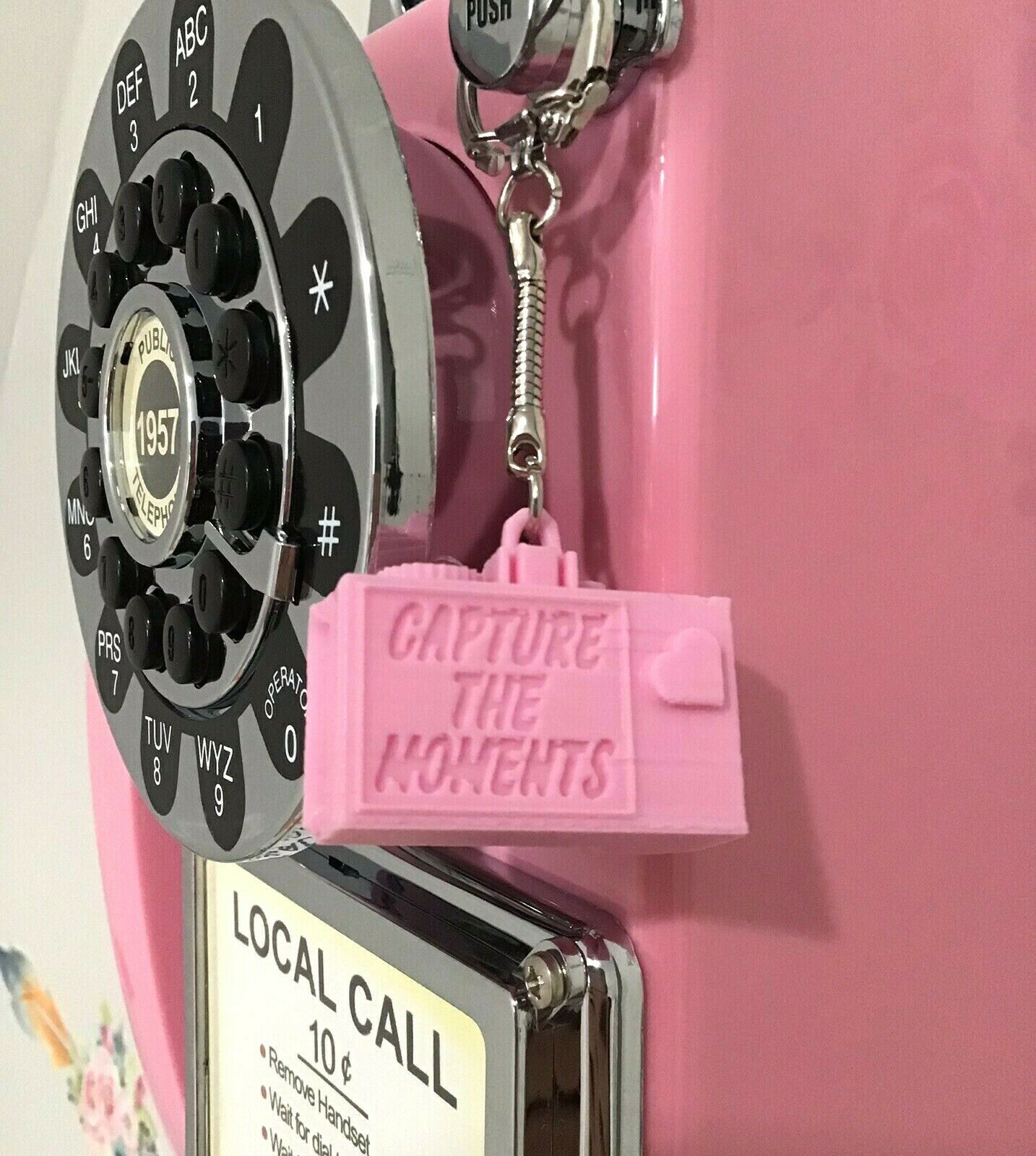 Motivational Capture The Moments Camera Key Chain Inspiration in your Hands!