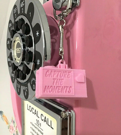 Motivational Capture The Moments Camera Key Chain Inspiration in your Hands!