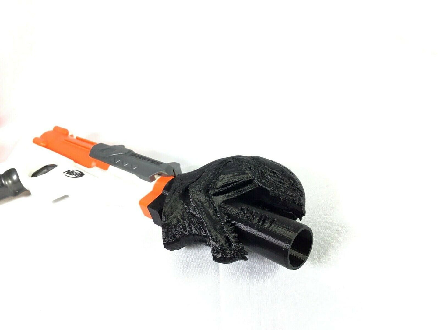 Nerf SharpFire Venom Barrel Suppressor Attachment Extension Mod - Easy Slide On
