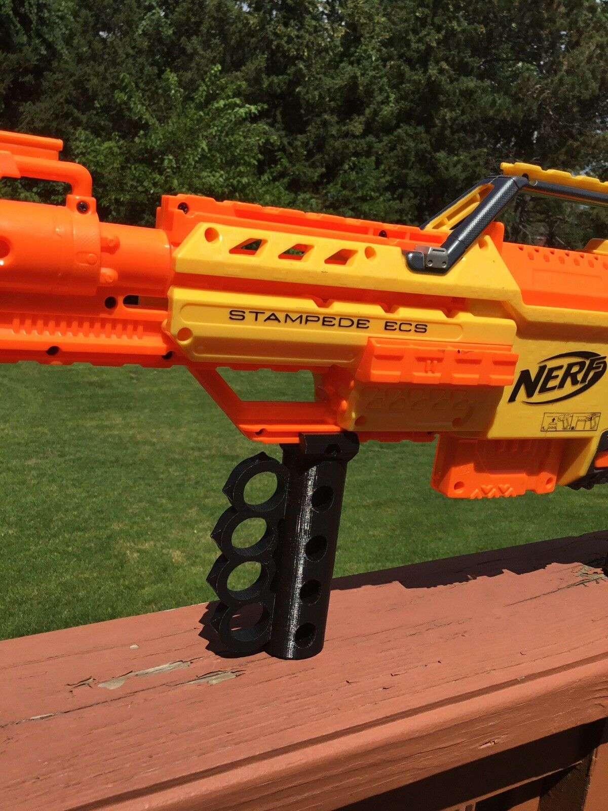 SSWI Custom Nerf Compatible Tactical non Brass Knuckles Fore Grip Front Handle