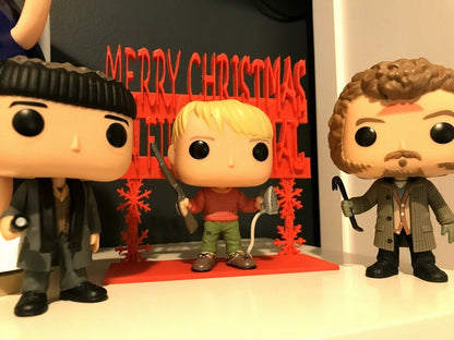 Merry Christmas Ya Filthy Animal Display Sign Stand POP Wobblers Collectibles