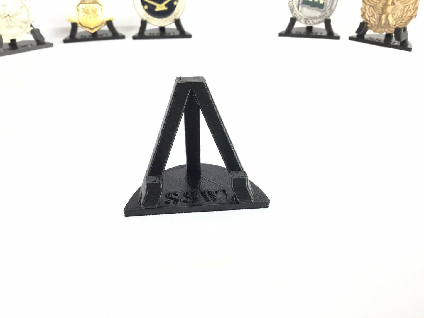 SSWI Sturdy Solid Coin Metal Minerals Display Stand Easel Holder USA All Colors