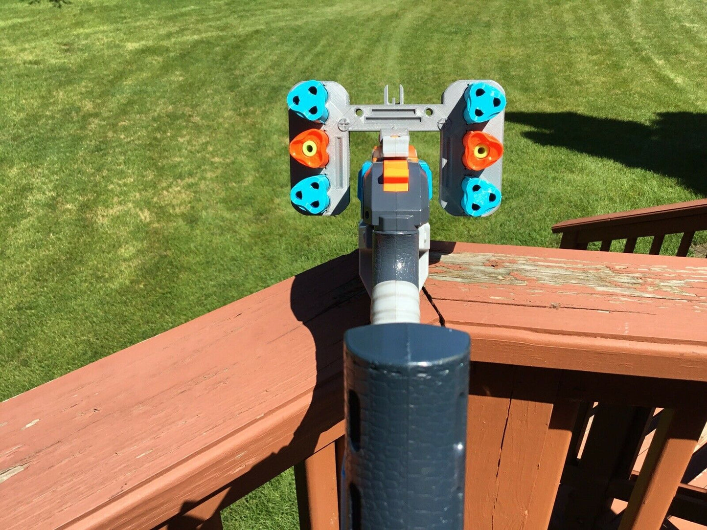 Nerf Compatible 6 Shell MOD Attachment for Zombie Strike Sledge Fire SledgeFire