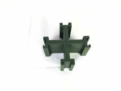 Nerf Compatible SSWI QUAD Tactical Rail Connector Joiner 4 Guns Side by Side