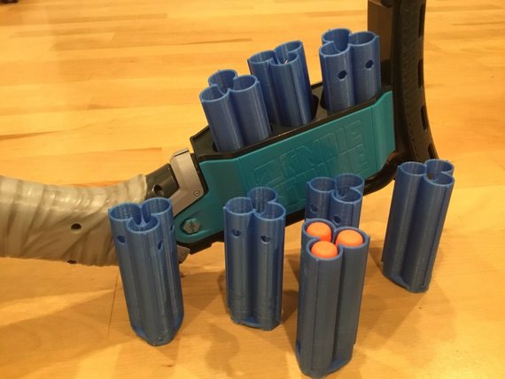 Nerf Compatible Zombie Strike Dart Shell Sledge Fire Blaster SledgeFire (SHELLS ONLY)