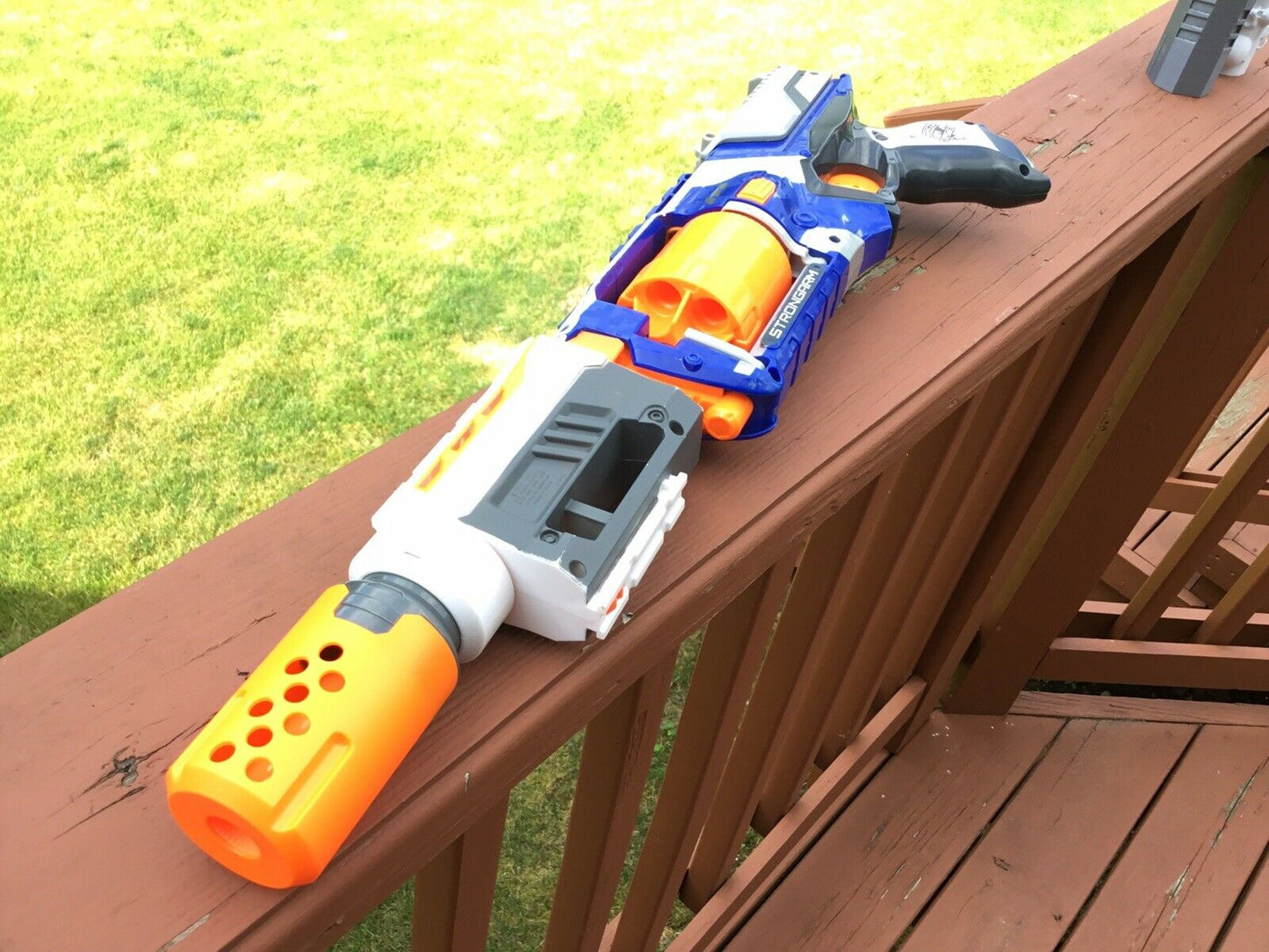 Nerf Strongarm Compatible Barrel Muzzle Adapter Attachment ONLY - Easy SSWI MOD