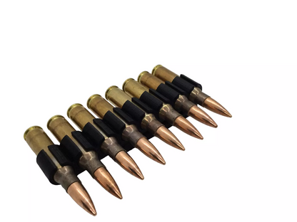 4, 6, 8 or 10 Tactical .7.62 mm or .308 WIN AMMO HOLDER Vest / Belt Clip Rounds