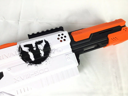 Rival Kronos Extended Muzzle Brake Plate Adapter & Picatinny Rail Nerf Upgrade