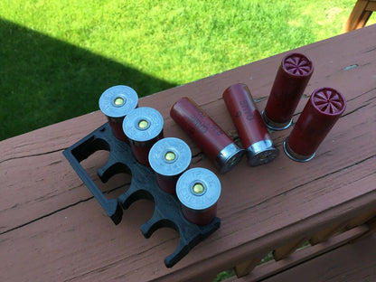 8 Shell Tactical Shotgun 12 Gauge Shell Ammo Holder with Vest / Belt Clip 12 Ga.