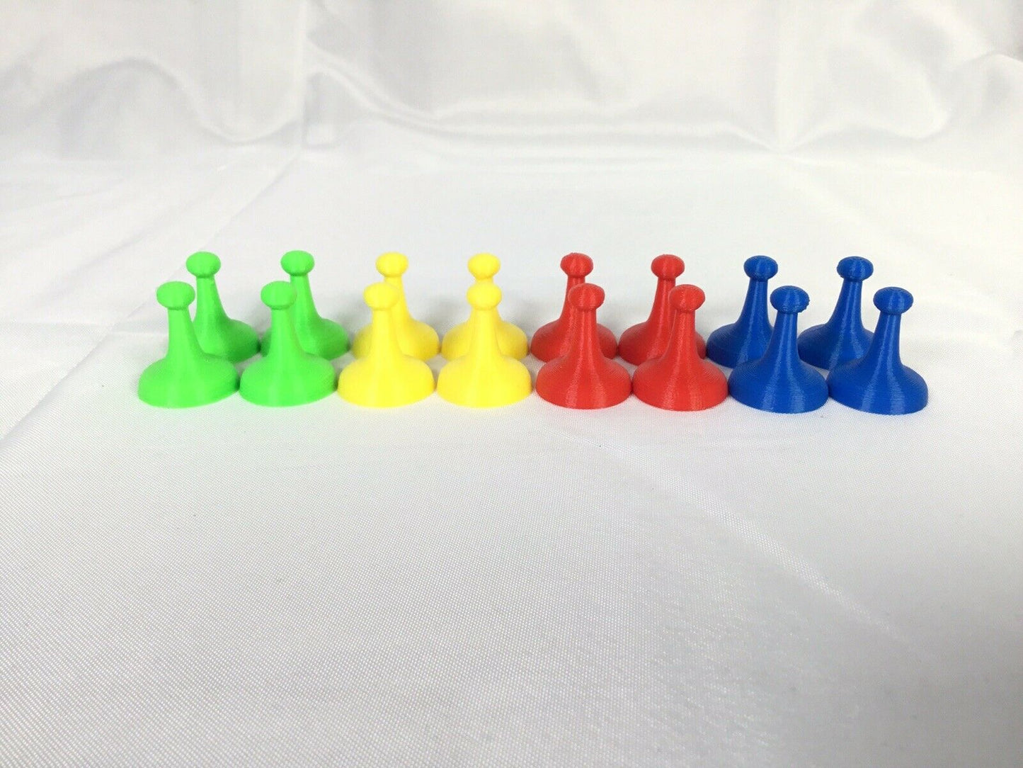 Sorry Board Game Replacement Pieces Parts Pawns Movers 16 Red Green Blue Yellow