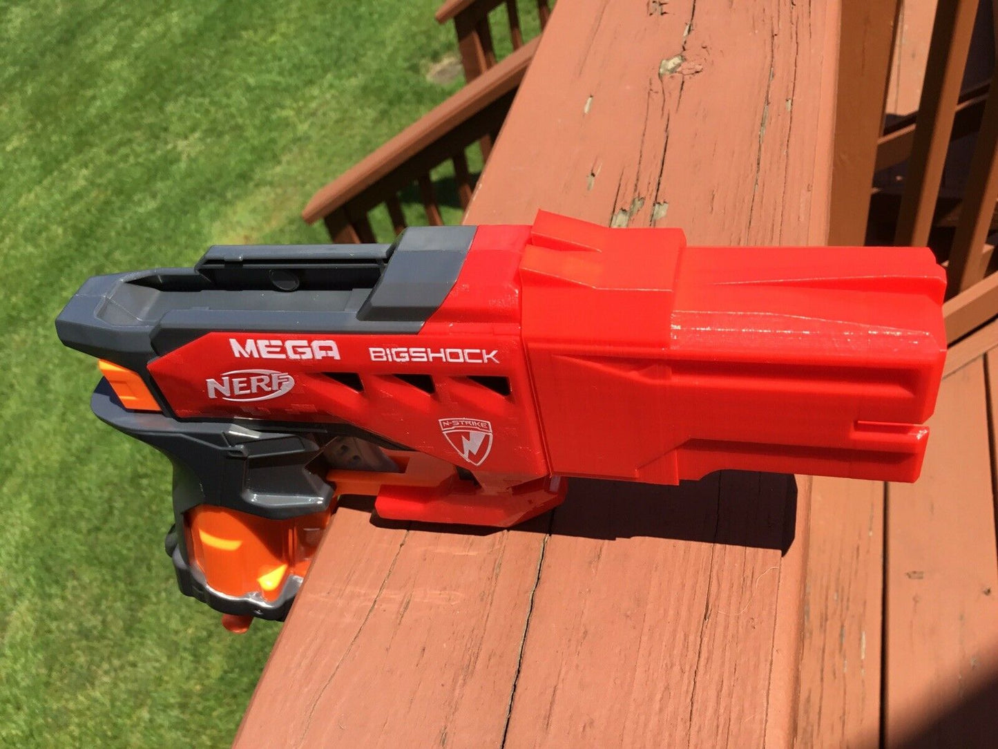 SSWI Nerf Mega Bigshock (JUDGE) Tactical Barrel - Custom Mod (Barrel Only)