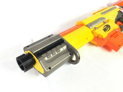 Extended Barrel Muzzle Brake Plate Adapter ONLY For Nerf Alpha Trooper Any Color