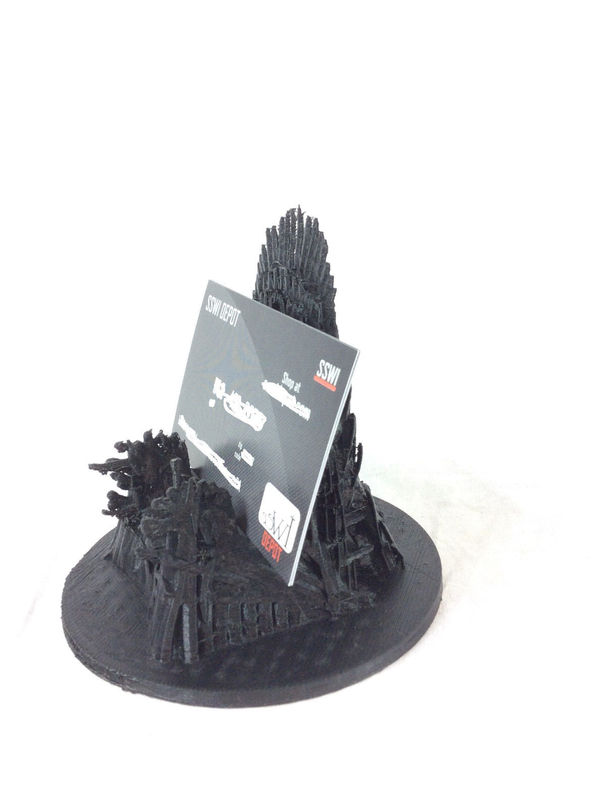 Game Of Thrones Iron Throne Desktop Business Card or Smart Phone Holder