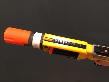 Nerf Maverick Compatible Barrel Muzzle Adapter Attachment ONLY - Easy SSWI MOD