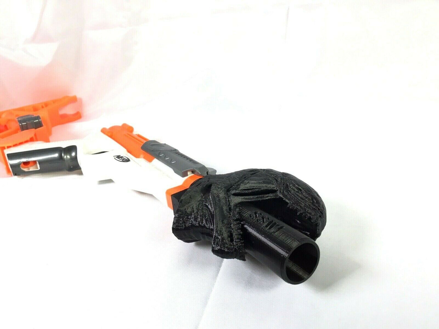 Nerf SharpFire Venom Barrel Suppressor Attachment Extension Mod - Easy Slide On
