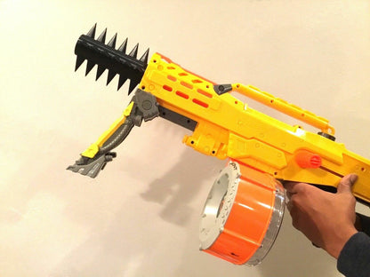 Tactical SPIKED Barrel Twist On Extension Attachment Nerf Stryfe Modulus More