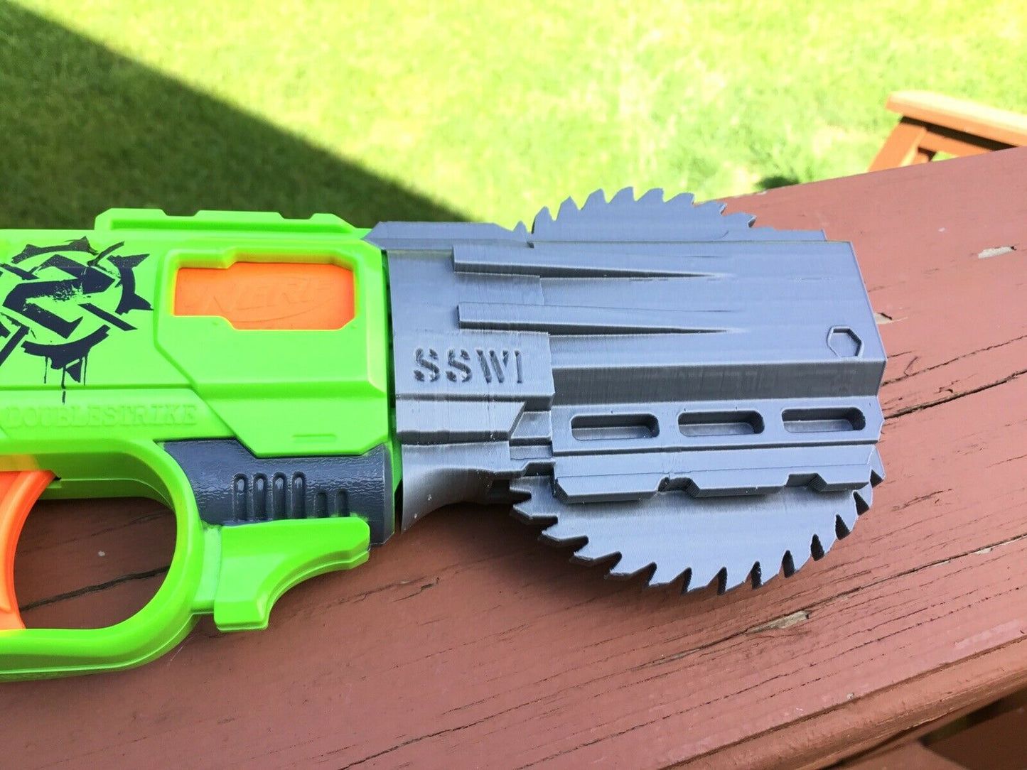 SSWI Modded Nerf DoubleStrike SHREDDER Tactical Barrel - Double Strike Mods