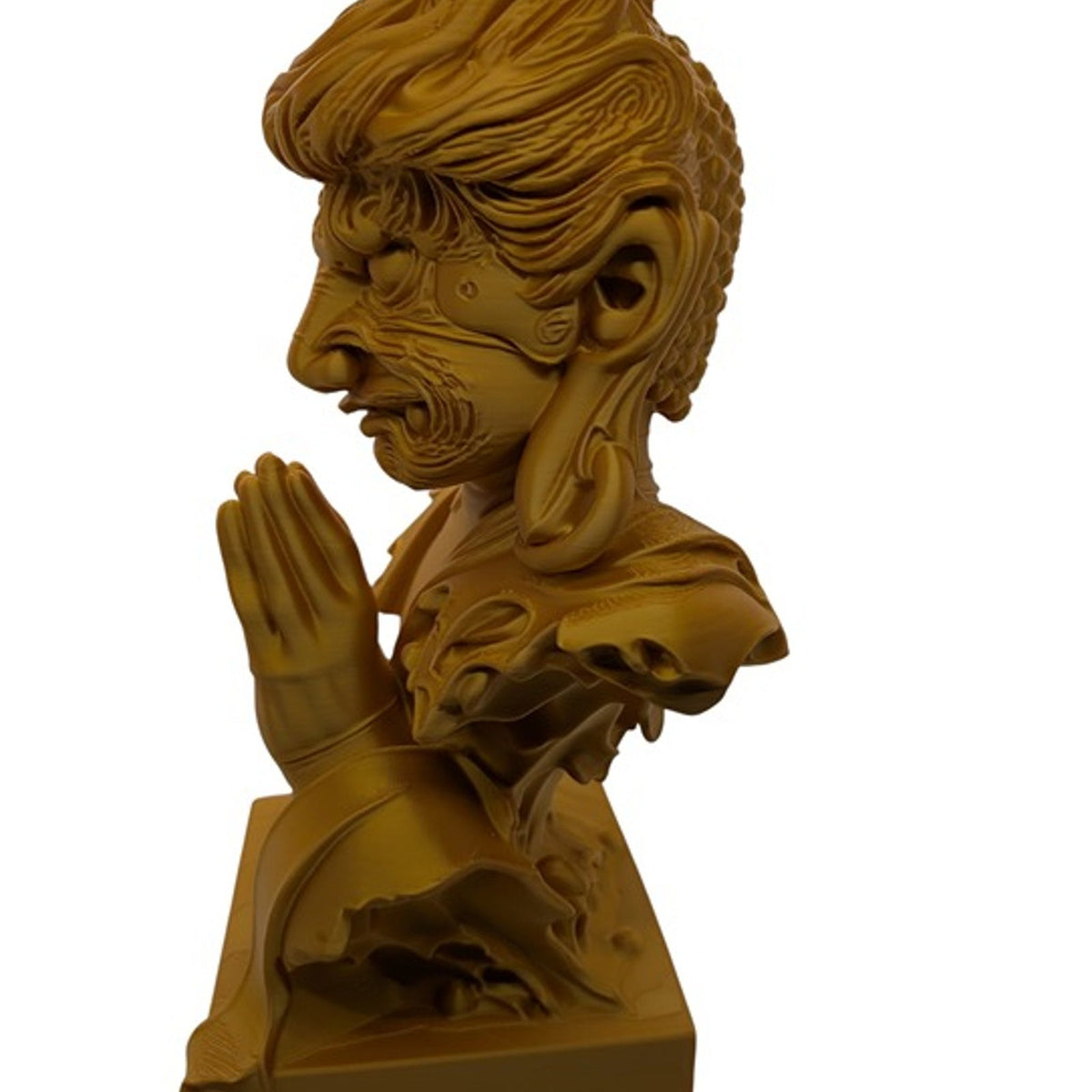 The Quiet Divide 12" Display Bust Modern Art Sculpture Unique Decor
