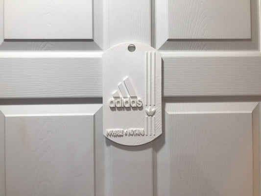 ADIDAS Dog Tag Door or Wall Sign
