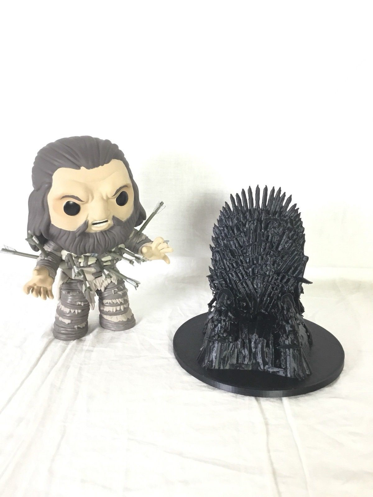 Game Of Thrones Iron Throne Desktop Business Card Smart Phone Holder 3D Print