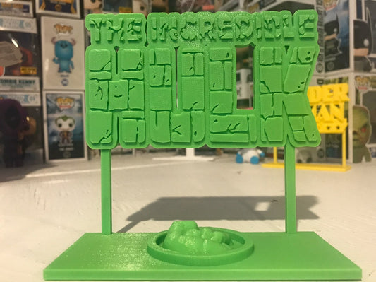 The Incredible Hulk Display Sign Stand