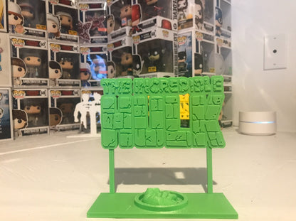 The Incredible Hulk Display Sign Stand