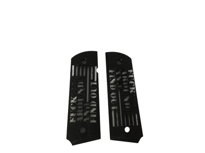 SSWI Full Size 1911 .45acp and Clones FAFO Grips - Any 2 Color - 45Cal Custom