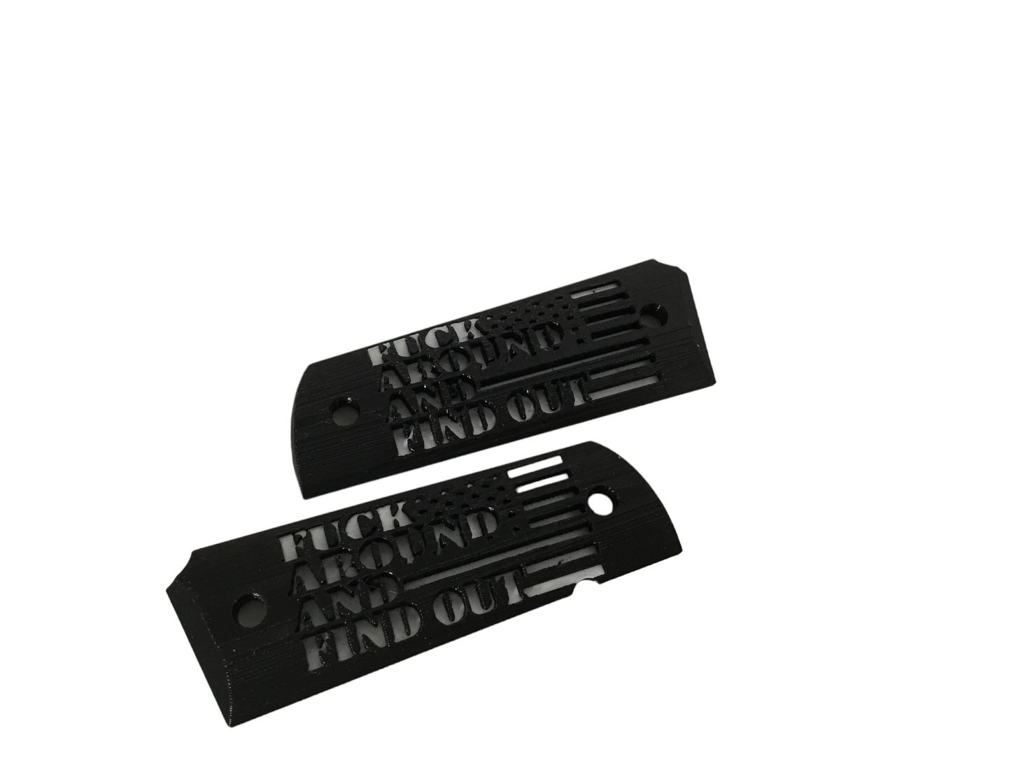 SSWI Full Size 1911 .45acp and Clones FAFO Grips - Any 2 Color - 45Cal Custom