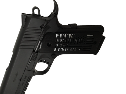 SSWI Full Size 1911 .45acp and Clones FAFO Grips - Any 2 Color - 45Cal Custom