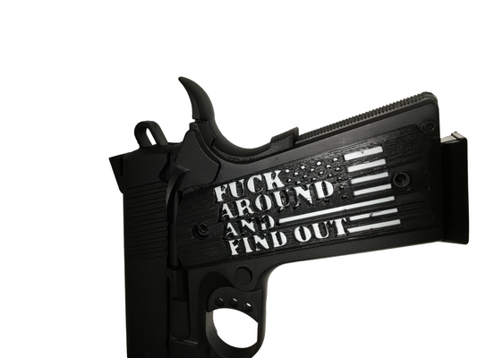 SSWI Full Size 1911 .45acp and Clones FAFO Grips - Any 2 Color - 45Cal Custom