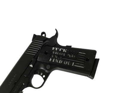 SSWI Full Size 1911 .45acp and Clones FAFO Grips - Any 2 Color - 45Cal Custom