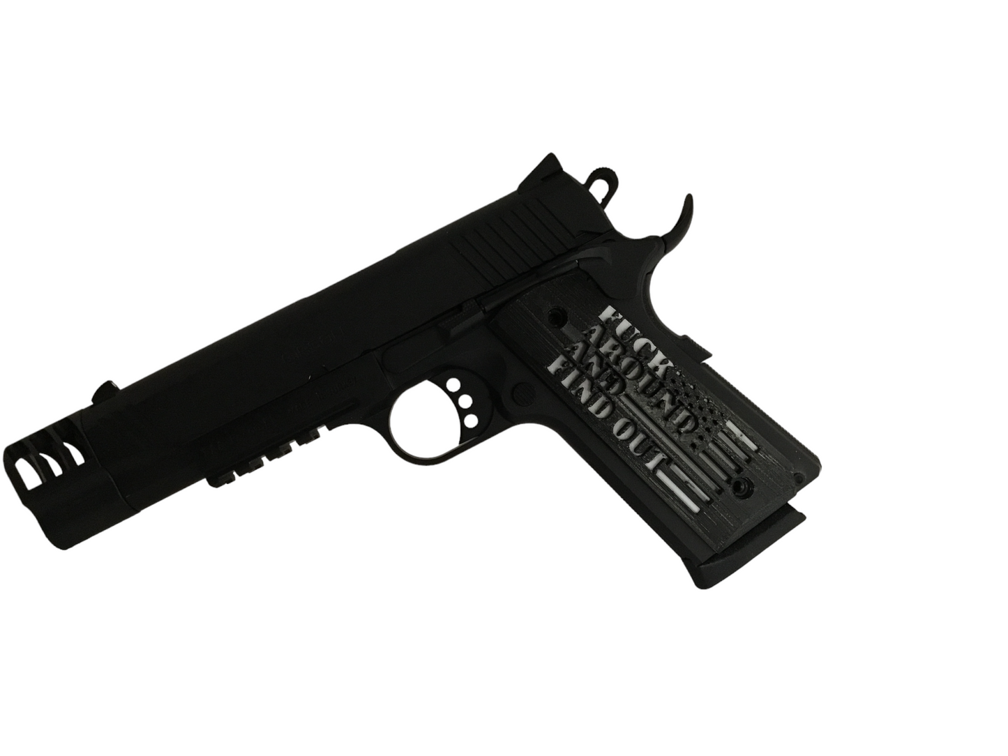 SSWI Full Size 1911 .45acp and Clones FAFO Grips - Any 2 Color - 45Cal Custom
