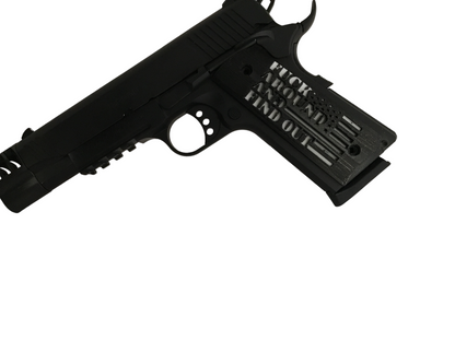 SSWI Full Size 1911 .45acp and Clones FAFO Grips - Any 2 Color - 45Cal Custom