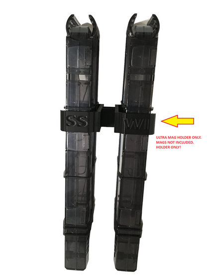 SSWI Dual Magazine / ULTRA Clip Holder for ULTRA Dart Mags Only - Holds 2 Mags