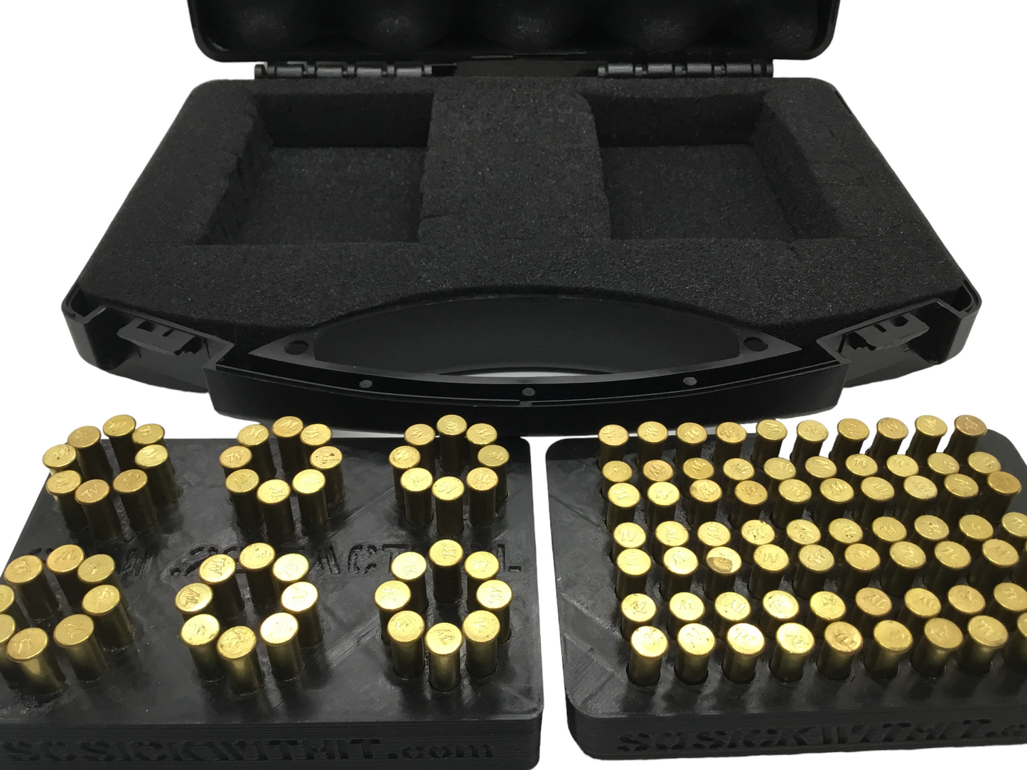 SSWI 22lr 8 Shot Revolver Loading Tray, Storage Tray and Carrying Case Kit