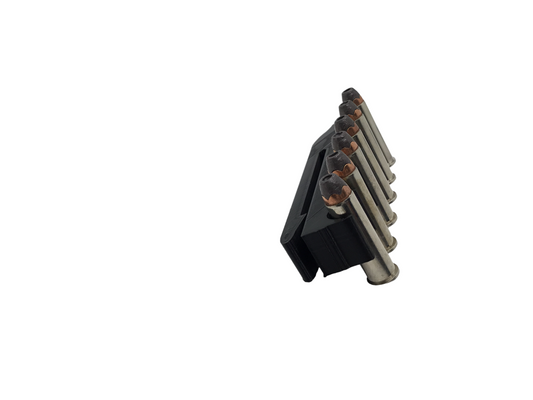 4, 6, 10 or 12 Tactical .357 357 Cal AMMO HOLDER Vest / Belt Clip Magnum Rounds