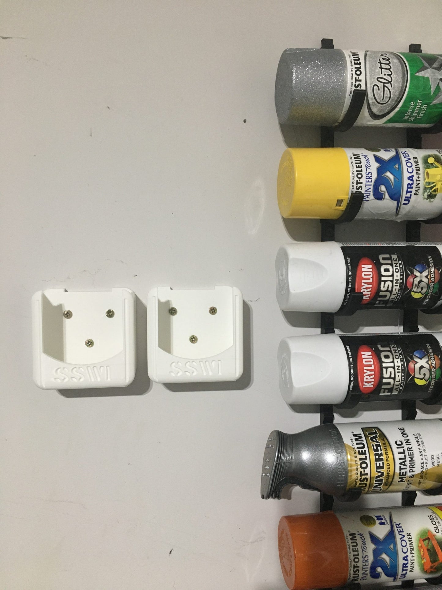 RYOBI Any COLOR Wall Mount or Under Desk BATTERY HOLDER FOR18V PBP002 BATTERIES