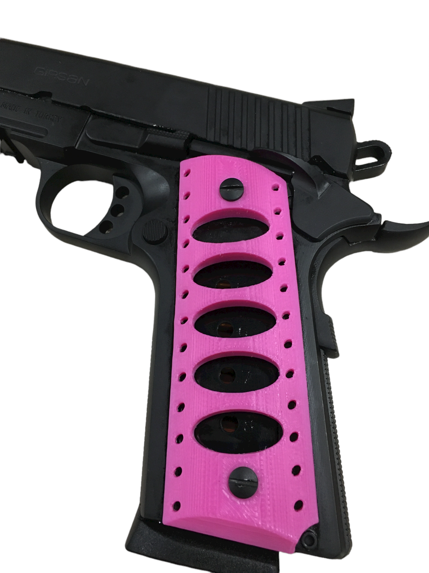 SSWI Full Size 1911 .45acp and Clones Commando Grips - Any Color - 45Cal Custom